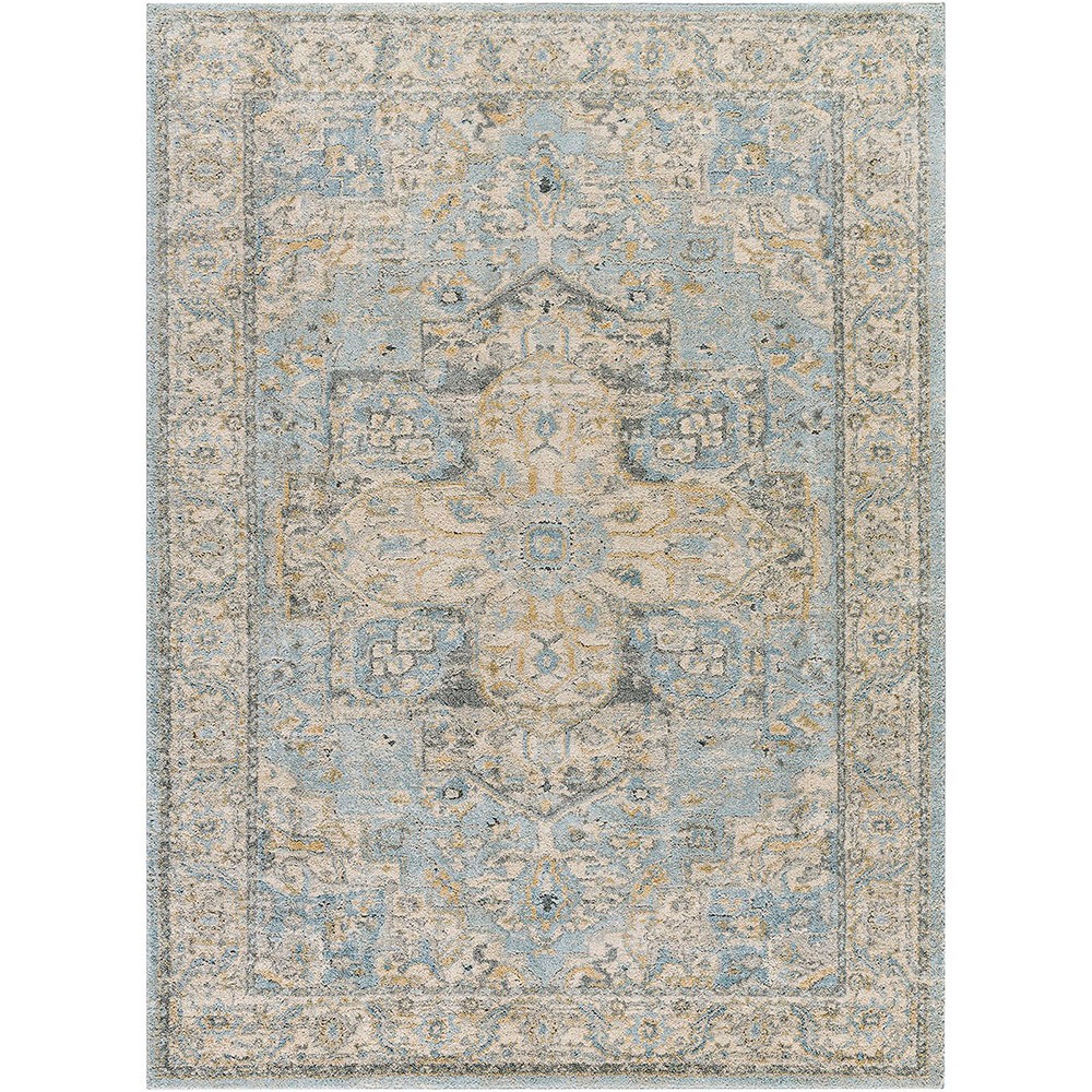 Avellino Vintage Traditional Boho Denim Rug