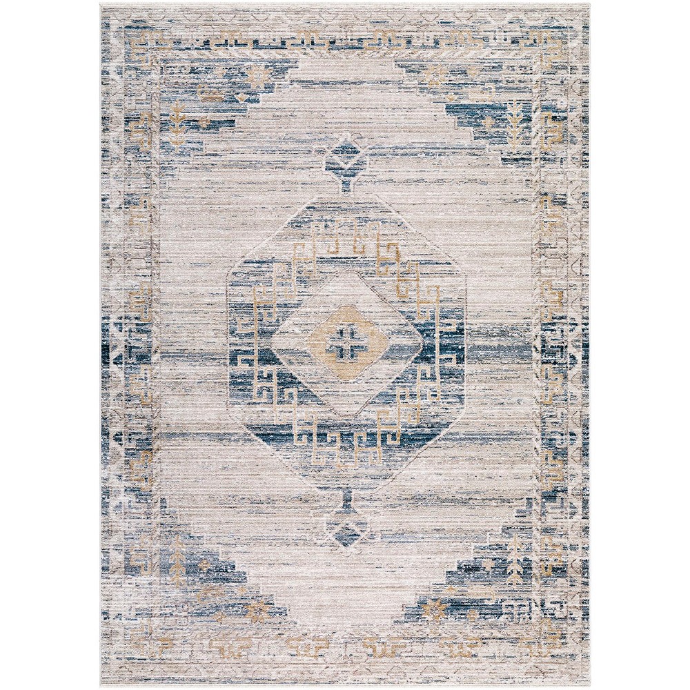 Fifth Avenue Vintage Traditional Dusty Sage Grey Rug