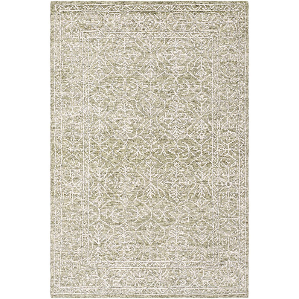 Sicily Vintage Wool Green Rug