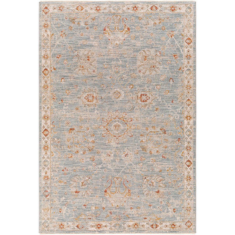 Avant Garde Vintage Traditional Blue Rug