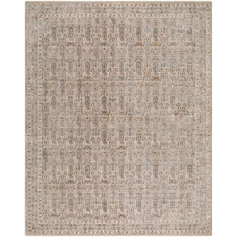 Arda Vintage Traditional Light Grey Rug