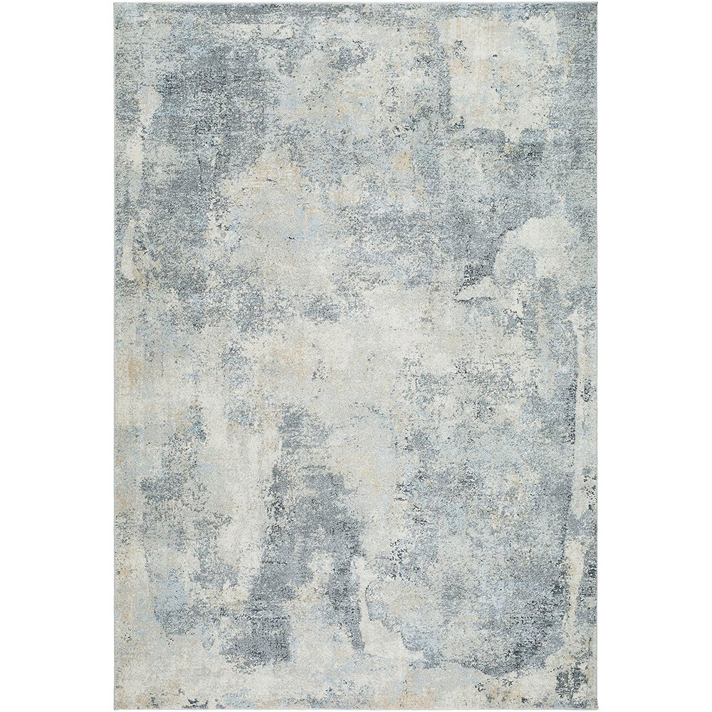 Avellino Abstract Modern Marble Blue Rug
