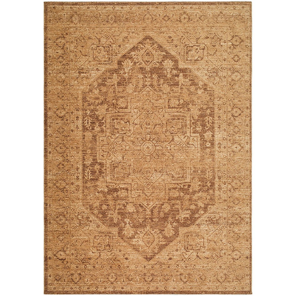 Cyrus Vintage Traditional Brown Rug