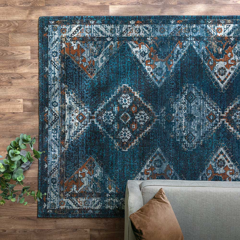 Zola Kian Rug Persian Blue Green