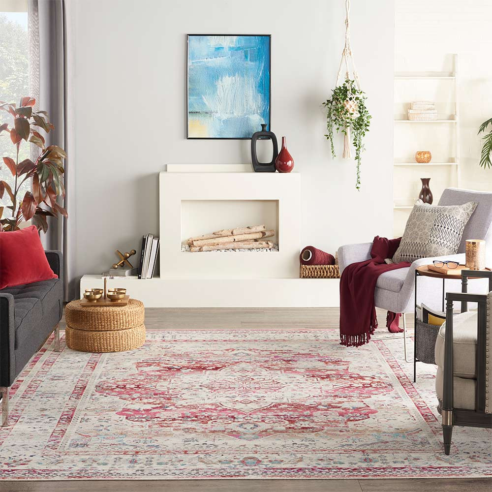 Modern Mattex Collection Small Extra Large Living Room Floor Carpet Rug Red
