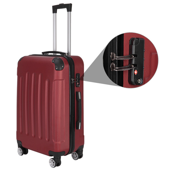 3-in-1 Portable ABS Trolley Case 20" / 24" / 28" RT