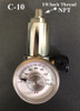 GASCO 70-THREAD-Series THREADED 1/8 Outlet Calibration Gas Regulator Fixed 0.2 LPM C-10 Connection