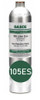 GASCO 105ES-50-25 Carbon Monoxide 25 PPM in Air Calibration Gas 105 Liter ecosmart Cylinder C-10 Connection
