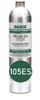 GASCO Helium 0.4% Balance Air in a 105 Liter ecosmart Cylinder C-10 Connection (105ES-HEa-4%)