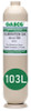GASCO R407A Calibration Gas 1% Balance Air in a 103 Liter Steel Disposable Cylinder