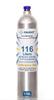 Isobutylene Calibration Gas C4H8 275 PPM Balance Air in a 116 Liter Aluminum Disposable Cylinder