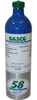 Carbon Monoxide Calibration Gas CO 500 PPM Balance Air in a 58es Liter Refillable Aluminum Cylinder