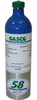 Pentane Calibration Gas C5H12 0.185% Balance Air in a 58 ecosmart Refillable Aluminum Cylinder