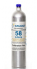 Hydrogen Sulfide H2S 450 PPM Calibration Gas Balance Air in a 58 Liter Aluminum Cylinder