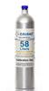 4594944 DRAEGER Calibration Gas Equivalent By Calgaz 30% LEL Pentane, 100 PPM Carbon Monoxide, 25 PPM Hydrogen Sulfide, Balance Air in a 58 Liter Aluminum Cylinder