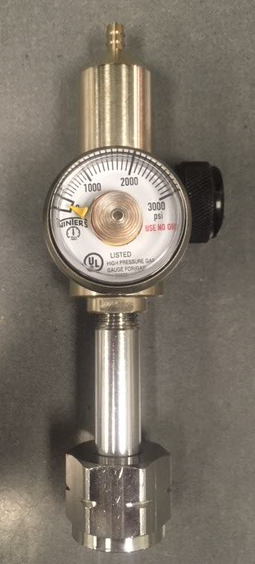 GASCO 70-SS/330 Stainless Calibration Gas Regulator CGA 330 Fixed to 0.5 LPM