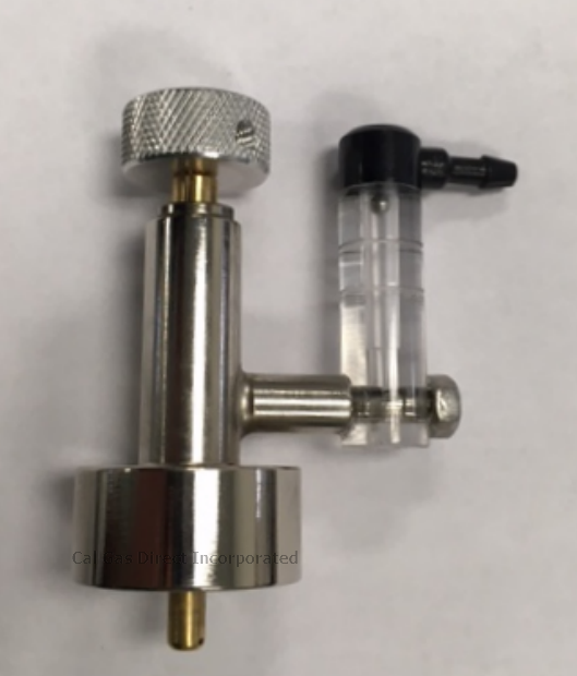 GASCO 72-MFV/CGA600 Miniflow Valve & Flowmeter WITHOUT GAUGE 