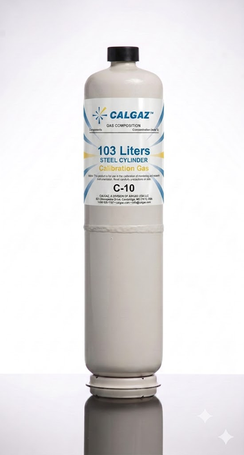 Pentane Calibration Gas C5H12 300 PPM Balance Nitrogen in a 103 Liter Cylinder C-10 Connection