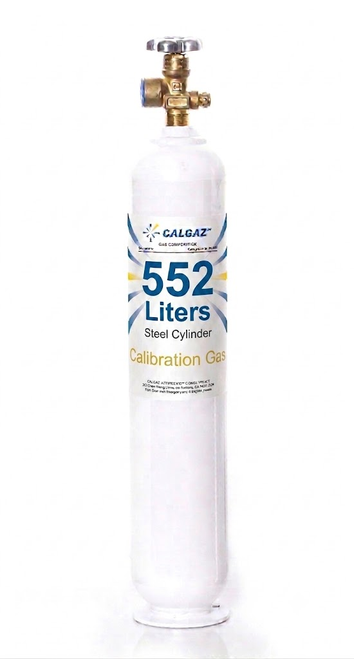 Calgaz 3019SP-5 Calibration Gas 5% Carbon Dioxide, 10% Oxygen, Balance Nitrogen in a 552 Liter Steel Cylinder