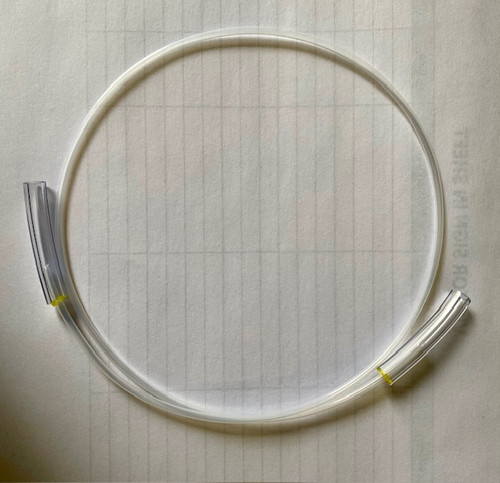  PTFE Tubing for Reactive gases 8 Foot Length, 0.09” I.D x 0.125” O.D (PTFE-8FT)