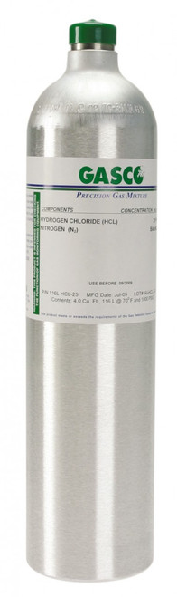 Toluene Calibration Gas C7H8 150 PPM Balance Nitrogen in a 116 Liter Aluminum Disposable Cylinder