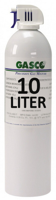 Carbon Monoxide Calibration Gas CO 200 PPM Balance Nitrogen in a 10 Liter Aluminum Cylinder