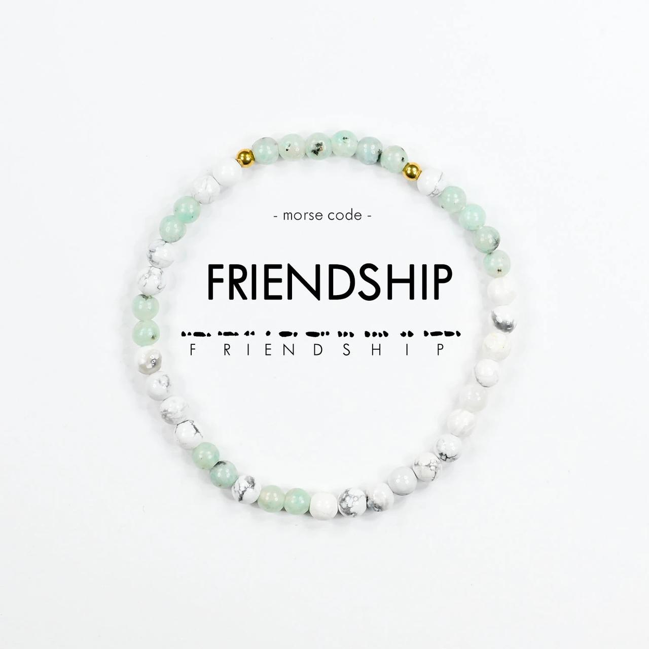 Morse Code Bracelet FRIENDSHIP - International Spy Museum Store