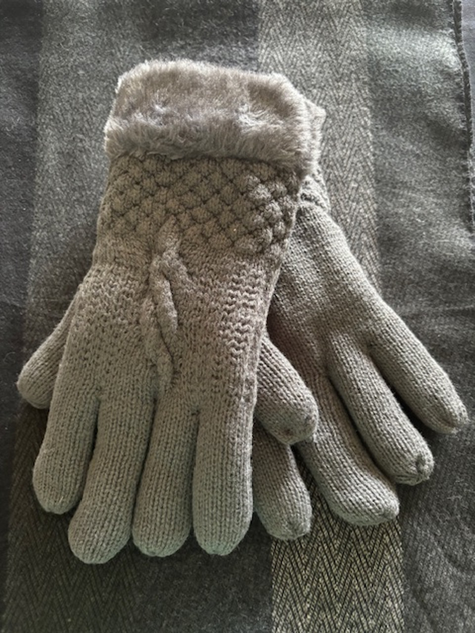 Gloves - Knit Fur - Tiny Treasures