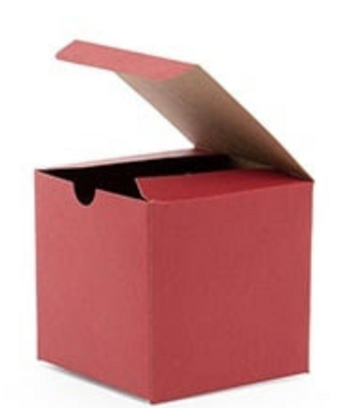 8" x 8" x 3.5" Red Gift Box (1 pc) 8" x 8" x 3.5" Red Gift Box (1 pc)