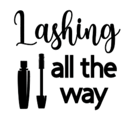 2" Round Stickers - Lashing all the Way - 24 stickers 2" Round Stickers - Lashing all the Way - 24 stickers