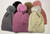 Front Row: Gray, Hot Pink, Ecru
Back Row: Blak, Camel, Pink