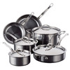 Hestan NanoBond Titanium Stainless Steel 10 Piece Cookware Set