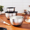 OGGI Stainless Steel Mixing Bowl Set with Lids