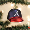 Old World Christmas Braves Baseball Cap Ornament