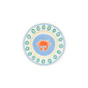 Casafina Summer Bliss Crab 9" Salad Plate - Set of 6