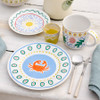 Casafina Summer Bliss Crab 9" Salad Plate - Set of 6