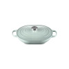 Le Creuset Enameled Cast Iron 3.75 qt. Covered Oval Casserole - Sea Salt