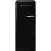 SMEG 50's Retro Style FAB28 Refrigerator with Internal Freezer Compartment - Black
