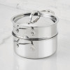 Hestan ProBond Luxe Polished Clad 3 Qt. Soup Pot and Steamer Set with Lid