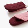 Hedley & Bennett Oven Mitts - Set of 2 in Rhubarb