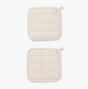 Hedley & Bennett Pot Holders - Set of 2 in Oat