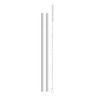 Stainless Steel Drinking Straws - Set of 2 with Cleaning Brush