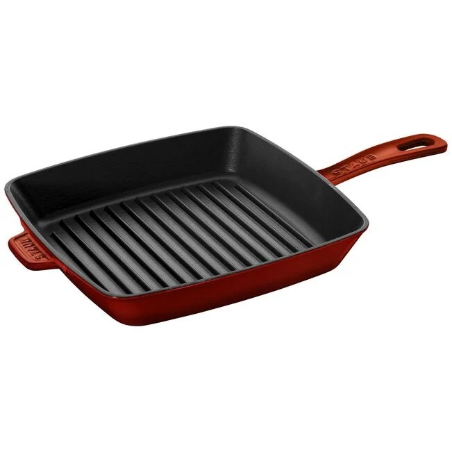 Staub Cast Iron Round Double Handle Pure Grill - Thumbnail 2