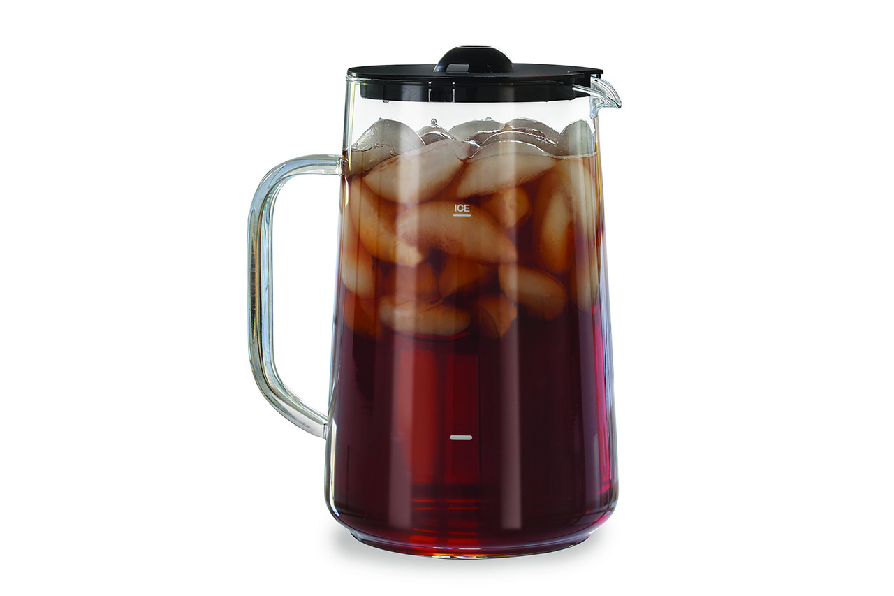 Glass Iced Tea Pitcher with lid