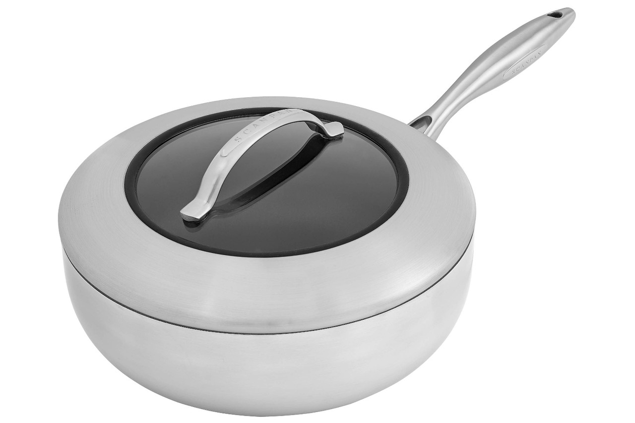 Scanpan CTX Stainless Steel 4 qt. Deep Nonstick Saute Pan