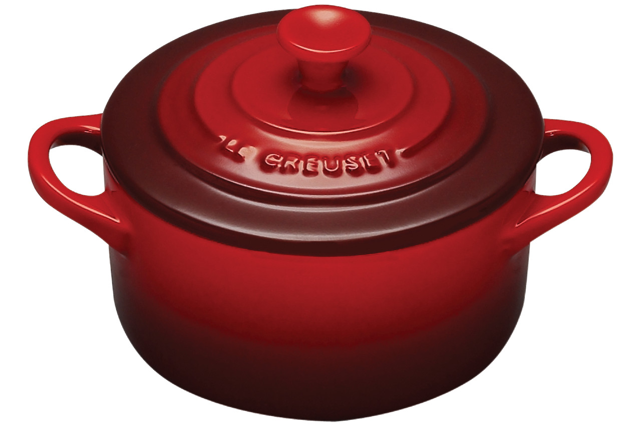 Le Creuset Stoneware Mini Round Cocotte - Cerise