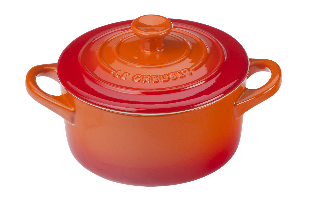 Le Creuset Stoneware Mini Round Cocotte - Flame