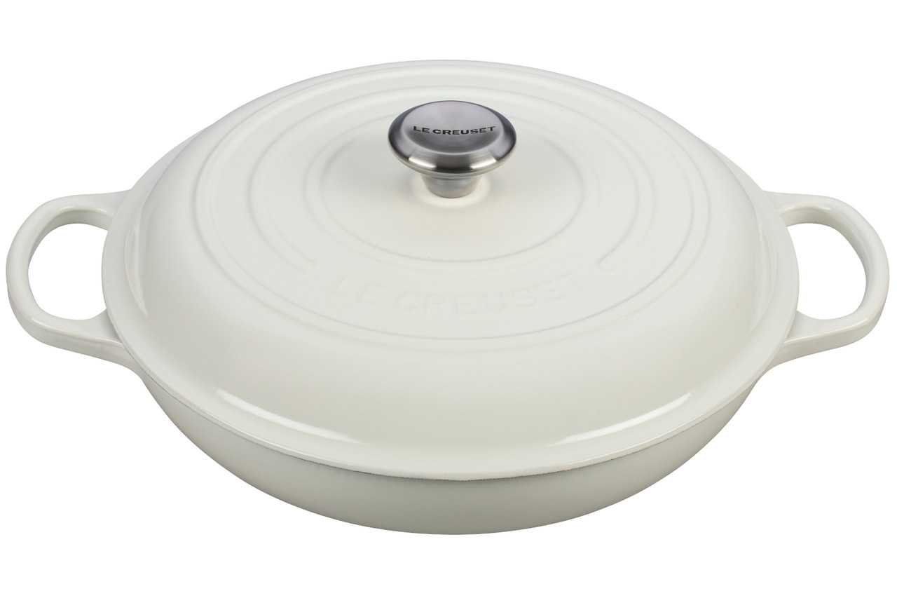 74:未使用品　定価24,200円　LE CREUSET 18cm ホワイト Amazon.com: Le Creuset Mixed Material Cookware Set, 12pc., White 調理器具