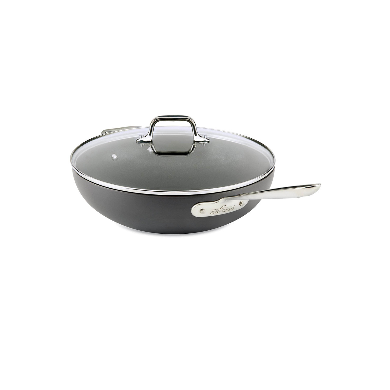 All-Clad Stainless-Steel Skillet with Lid, 12