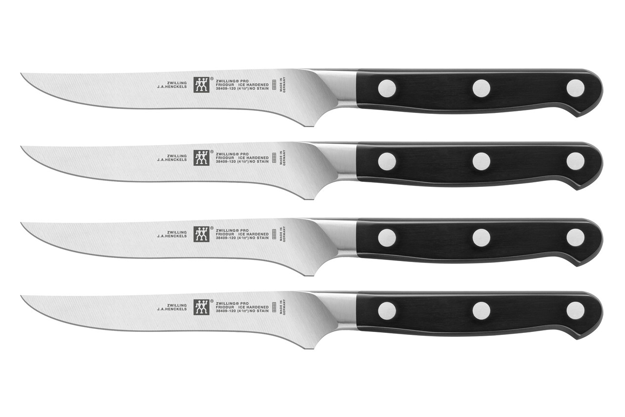 Zwilling J.A. Henckels Stainless Steel 4-Piece Steak Knife Set